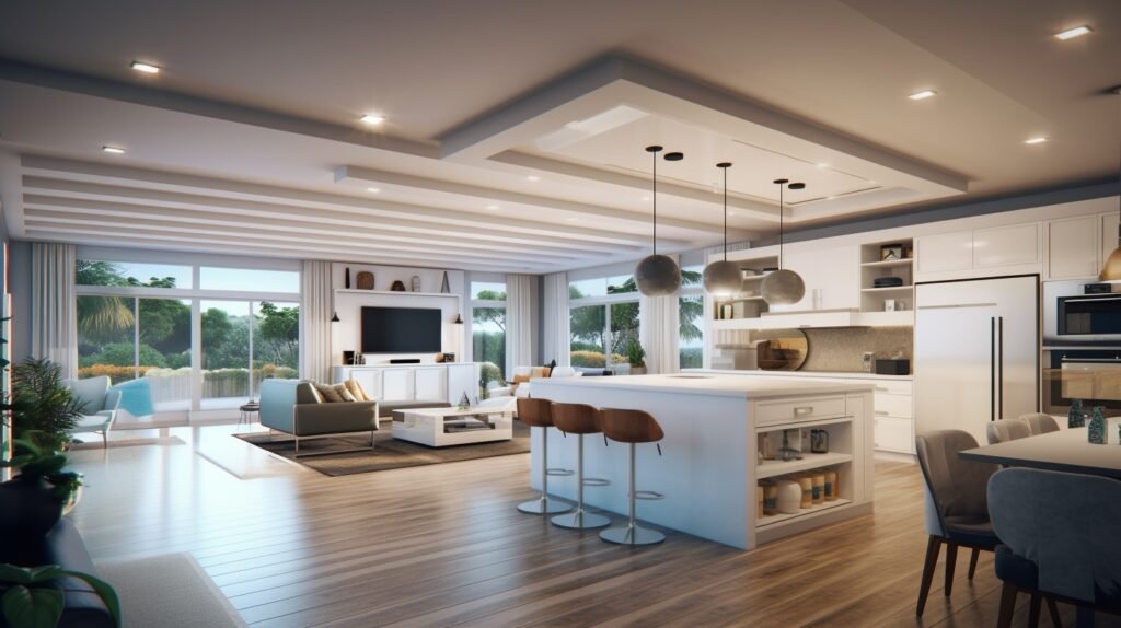 Modern, beautifully renovated interior for Home Renovation Contractor Course